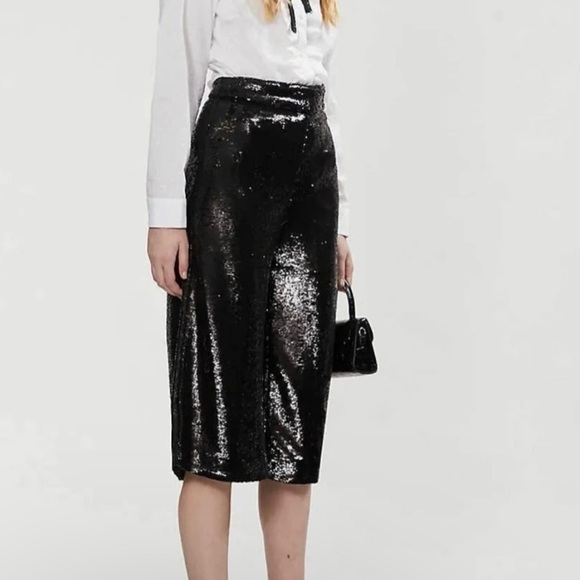 MAJE Sequin Pants - Picture 7 of 9